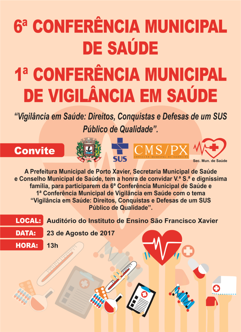 CONVITE ESPECIAL PARA TODA A COMUNIDADE PORTO-XAVIERENSE